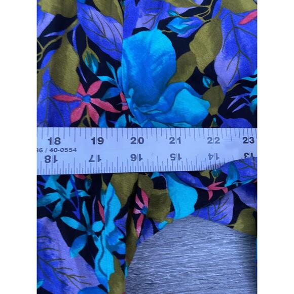 Norton McNaughton Hawaiian Classic Long Sleeve Floral Shirt Size 10 A000287 - Picture 8 of 10